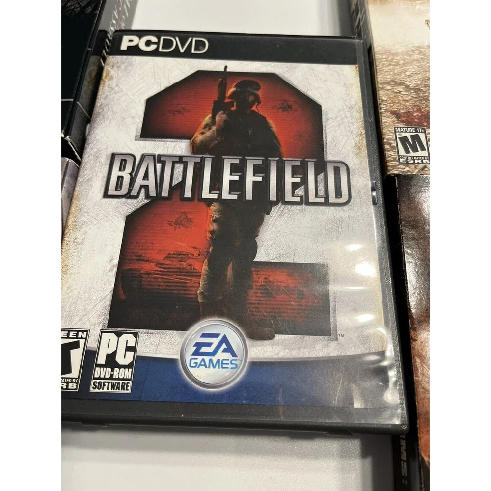 Lot of 5 - PC War Games; Battlefield 2, Medal of Honor & Brothers in Arms